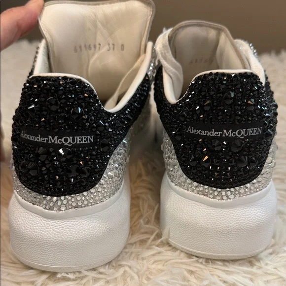 Alexander McQueen Oversized Sneakers Custom Rhinestone Bling – One of a Kind - Picture 2 of 8